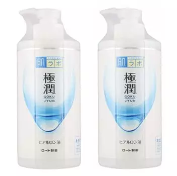 MP Hada Labo Gokujun Гиалуроновая жидкость, насос большой производительности (Рото Фармасьютикал) 400мл//(Набор 2)