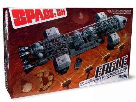 MPC Space 1999 Eagle Transporter Cargo Pod Equipment Scale Пластиковая модель MPC990 1/48