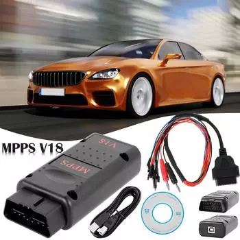 MPPS SMPS V18 ECU Programming Tool Professional Tricore Cable Programmer Premium MAIN TRICORE MULTIBOOT ECU Chip Tuning