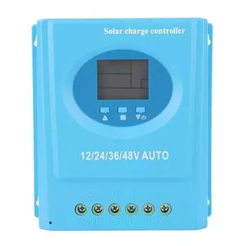 MPPT контроллер солнечного заряда 12 В 24 В 36 В 48 В автоматический эффективный преобразователь солнечного зарядного устройства регулятор для