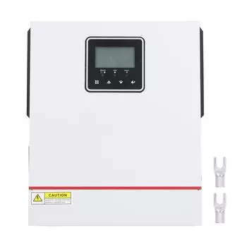 MPPT контроллер заряда солнечной батареи 24 В ЖК-дисплей солнечный инвертор для автономной и сетевой генерации электроэнергии