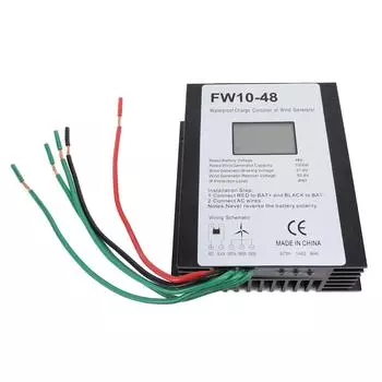 MPPT контроллер заряда ветряной турбины 48 В IP67 водонепроницаемый автоматический регулятор для ветряной турбины 1000 Вт