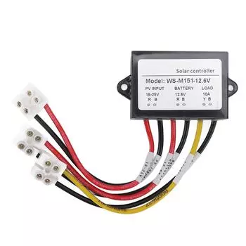 MPPT солнечный контроллер 150 Вт 10 А фоточувствительный ночной выход нагрузки контроллер солнечной панели для улицы