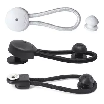 Мяч-банджи шнур эластичный трос для фиксации палатки брезент тент навес шнур для крепления чёрный