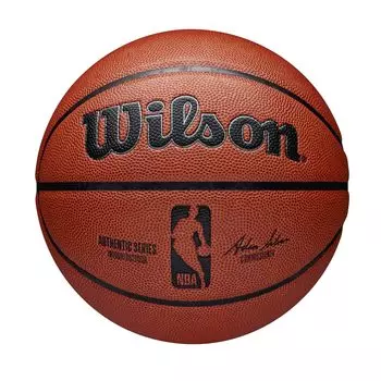 Мяч баскетбольный Wilson NBA AUTHENTIC WZ2016501XB7 Размер для использования в помещении/на улице 7/Приблизительный диаметр. 24.5см коричневый