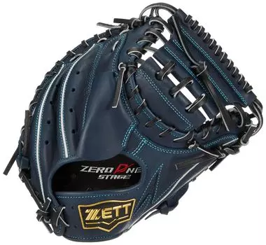 Мяч бейсбольный ZETT Softball Zero One для темно-синего цвета для правой руки BJCB71512S для мальчиков, перчатка для ловли, сцена, ловцы, (2900), Метатели, тёмно-синий