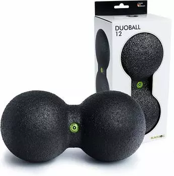 Мяч Black Roll Stretch DUO BALL 12, сделано в Германии, оригинальный японский продукт. (ДУО МЯЧ 12см) чёрный