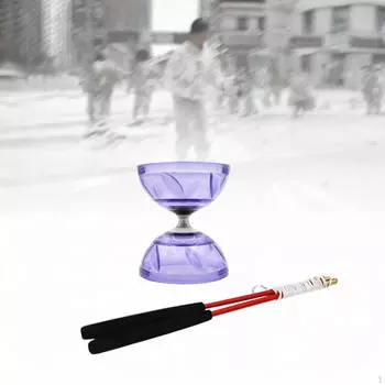 Мяч-диаболо, игрушка для жонглирования, многофункциональный портативный китайский набор для детей-новичков