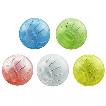 Мяч для бега для фитнеса с домашними животными, пластиковый твердый заземляющий мяч для грызунов, хомяков, беговой мяч # белый