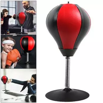 Мяч для бокса с присоской и бинтами для рук Управление гневом для детей и взрослых