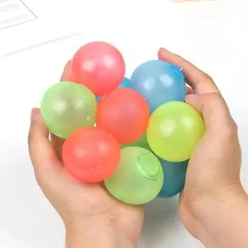 Мяч для декомпрессии Подарки для взрослых Игрушки Подарки Игрушка для декомпрессии Детские игрушки Игрушка для декомпрессии для взрослых Подарки для детей Бусины A жёлтый