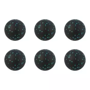 Мяч для фасции, мяч для фитнеса с высокой плотностью, оборудование для фитнеса для мужчин и женщин (синий)