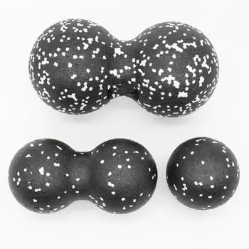 Мяч для фитнеса, двойной массажный мяч для лакросса, подвижный арахисовый мяч для самостоятельного миофасциального релиза, глубокий тканевый EPP