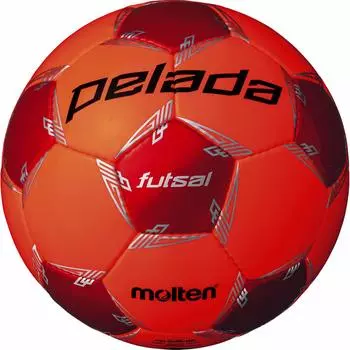 Мяч для футзала Molten Futsal 4 для учеников младших классов и старше, сертифицированный мяч для футзала Pereda Futsal 3000 флуоресцентно-оранжевый x металлико-красный №
