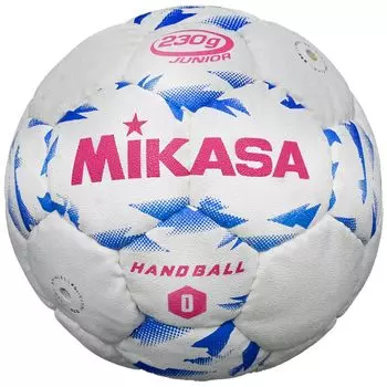 Мяч для гандбола MIKASA 0 для начальной школы, сшитый вручную, окружность 47 см, без воздуха, нет. (Для студентов) HB035D-W Прибл. белый