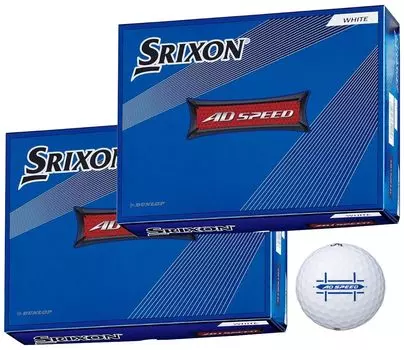 Мяч для гольфа AD SPEED модель 2022 (2 дюжины_белых)