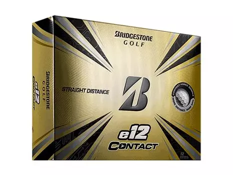 Мяч для гольфа BRIDGESTONE e12 contact 2021 модель 12 мячей белый 1CWX модель США [продукт]