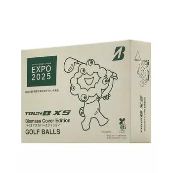 Мяч для гольфа BRIDGESTONE EXPO2025 TOUR B XS Biomass Cover Edition 12 мячей S4EXJ белый