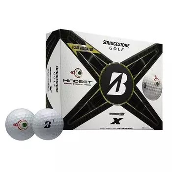 Мяч для гольфа Bridgestone Golf TOUR BX 1 дюжина 2024 года выпуска MINDSET BRIDGESTON GOLF [спецификации США]
