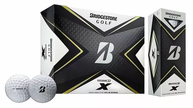 Мяч для гольфа Bridgestone Golf TOUR BX [спецификации США] [Белый] [Продукт]