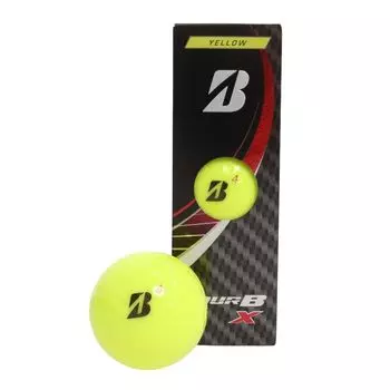 Мяч для гольфа BRIDGESTONE GOLF TOUR BX 3 шт. B2YXJ 3P (Желтый/FF/Мужской) жёлтый