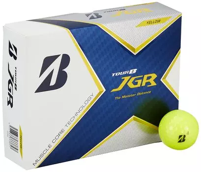 Мяч для гольфа BRIDGESTONE TOUR B JGR 2021 Модель 12 мячей Желтый жёлтый