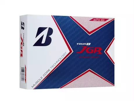 Мяч для гольфа BRIDGESTONE TOUR B JGR 2021 Модель 12 мячей Матовый красный