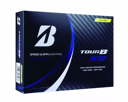 Мяч для гольфа BRIDGESTONE TOUR B XS 2022 Модель 12 мячей жёлтый