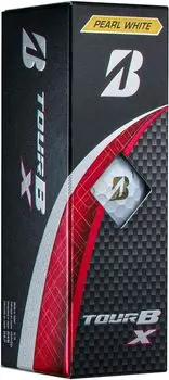Мяч для гольфа BRIDGESTONE TOUR BX 2024, модель, чехол, коробка, 3 мяча, жемчужно-белый B4GXJ