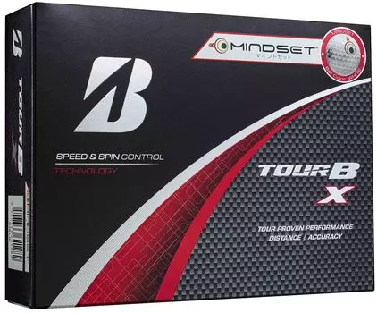Мяч для гольфа BRIDGESTONE TOUR BX 2024 Модель 12 мячей Белый Mindset B4WXJM