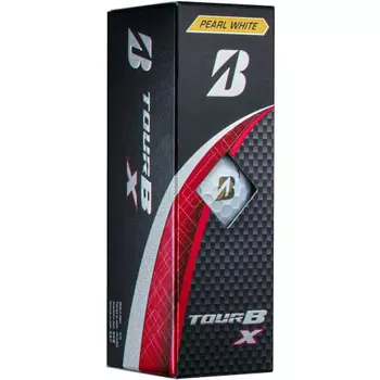 Мяч для гольфа BRIDGESTONE TOUR BX 2024, модель, чехол, коробка, 3 мяча, жемчужно-белый B4GXJ