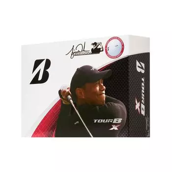 Мяч для гольфа BRIDGESTONE TOUR BX 2024 Модель 12 мячей Белый TIGER WOODS EDITION B4WXT2 белый