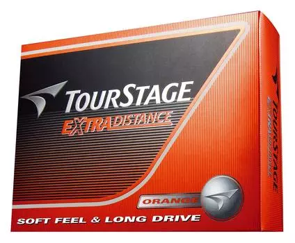 Мяч для гольфа BRIDGESTONE TOURSTAGE Extra Distance 1 дюжина оранжевый TEOX (12 шт.)