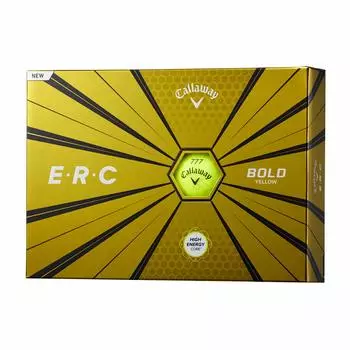 Мяч для гольфа Callaway ERC Ball Bold Yellow 2019 Модель 1 дюжина 12 предметов