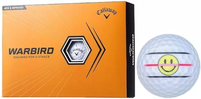 Мяч для гольфа Callaway WARBIRD 23 года, модель 1 [линия Hapiraki_Golf] (Белая дюжина_Нико-чан)