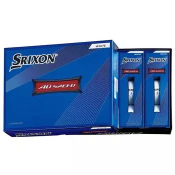 Мяч для гольфа DUNLOP SRIXON AD SPEED 2022 Модель 1 дюжина (12 шт.) белый
