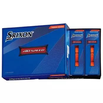 Мяч для гольфа DUNLOP SRIXON AD SPEED 2022 Модель 1 дюжина (12 шт.) Страсть Апельсина