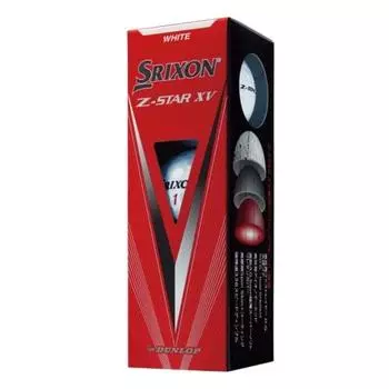 Мяч для гольфа DUNLOP SRIXON SRIXON Z-STAR XV Чехол (3 куска) (Белый/FF/Мужской)