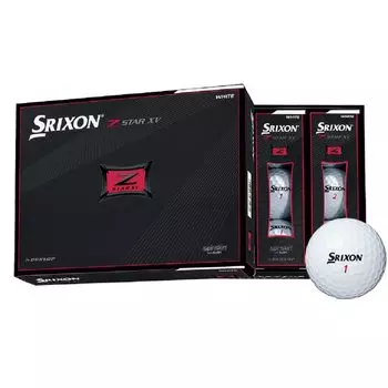 Мяч для гольфа Dunlop SRIXON XV 2021 Модель 1 дюжина Белый SNZSXV7WH Z-STAR (12 шт.) белый