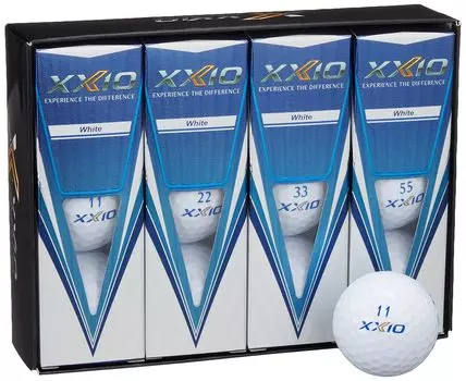 Мяч для гольфа DUNLOP XXIO Eleven, 1 дюжина, белый (12 шт.)