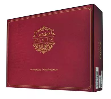 Мяч для гольфа Dunlop XXIO PREMIUM9 2024 года выпуска, модель 1 дюжина, королевский бордо (6 шт.)