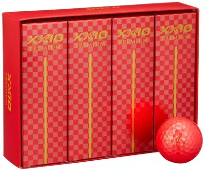 Мяч для гольфа DUNLOP XXIO Premium 2020 Модель 1 дюжина Королевский красный (12 шт.)