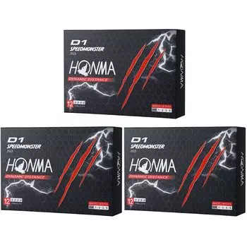 Мяч для гольфа Honma Golf HONMA D1 Speed Monster BT2302, набор из 3 дюжин, белый (36 штук) белый