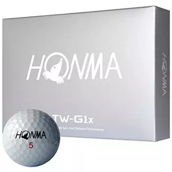 Мяч для гольфа Honma Golf TOUR WORLD, 1 дюжина, белый TW-G1X (12 шт.) белый