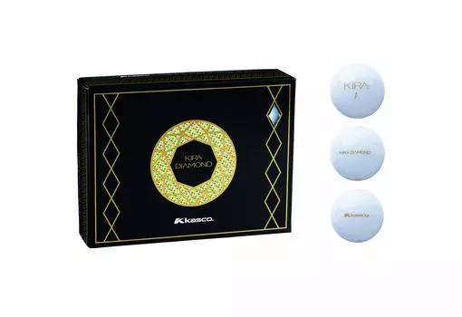 Мяч для гольфа KASCO Kira Diamond White Dozen KIRA DIAMOND