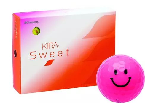 Мяч для гольфа Kasco KIRA SWEET Character 1 дюжина розовый (12 шт.)