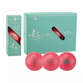 Мяч для гольфа Kasco Zeus Impact 3 Pearl Pink женский