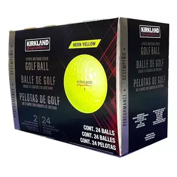 Мяч для гольфа Kirkland Signature 3 Piece Version Yellow 24 Pieces [Costco] 2.0 жёлтый
