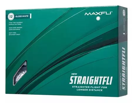 Мяч для гольфа Maxfli 2023 года Мячи для гольфа Straightfli Straight fly, мячи для гольфа, жесткие, соответствуют правилам