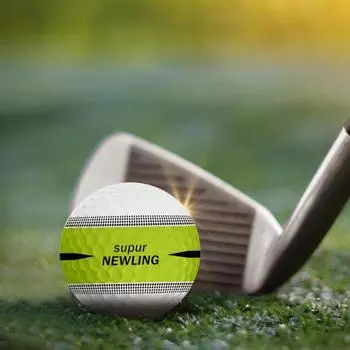 Мяч для гольфа Мяч для игр в гольф Сверхдлинное расстояние Трехслойный мяч Высокая плотность Стабильный мягкий Профессиональный игровой мяч для соревнований Массажный мяч темно-синий